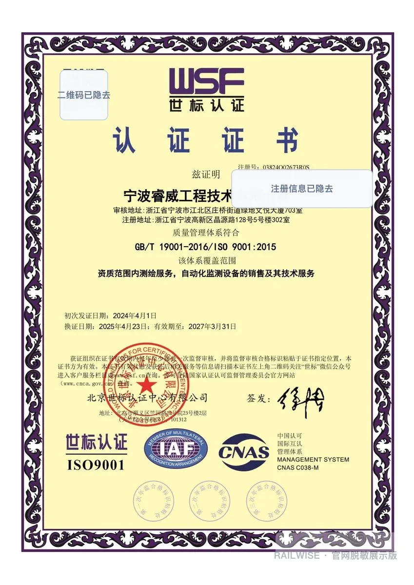 ISO 9001 质量管理体系认证